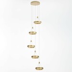 Фото 3 CL719052 Дуэт Золото Люстра