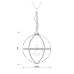 Фото 2 Люстра Residential 4 nickel