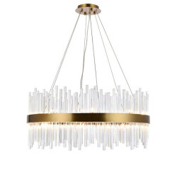 Фото Люстра KR1209P-12 brass