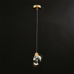 Фото 2 Подвесной светильник Crystal rock 1 gold