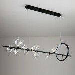 Фото 1 Люстра KG1233P-10 black/clear