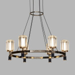 Фото 1 Люстра P0738-6A gold/black