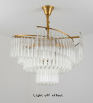 Фото 3 Люстра 66018 brushed brass