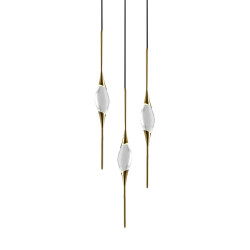 Фото Подвесной светильник Pezzo 3 gold