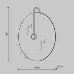 Фото 2 Настенный светильник (бра) Maytoni MOD305WL-03CH