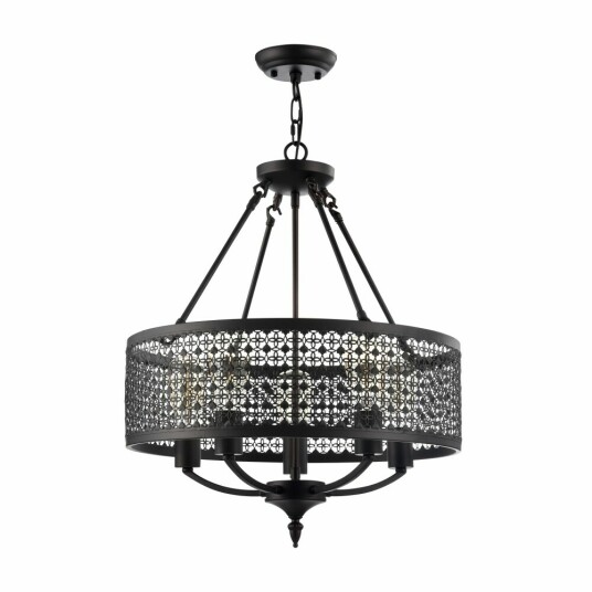 Фото Люстра Freya FR4166-PL-05C-BL