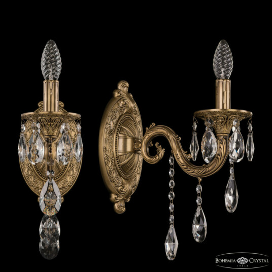 Фото Бра бронзовые с хрусталём 7101B10/1/175 B FP