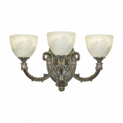 Фото Бра бронзовые с хрусталём 7109B12/3/210 Ni P1 U Angel