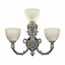 Фото Бра бронзовые с хрусталём 7109B16/2+1/210 NW P1 U Pair