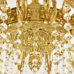 Фото 3 Люстра бронзовая с хрусталём 71101/16/360 B G