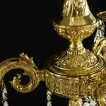 Фото 2 Люстра бронзовая с хрусталём 71101/3/125 B G