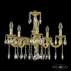 Фото Люстра бронзовая с хрусталём 71101/5/175 A G
