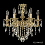 Фото 1 Люстра бронзовая с хрусталём 71101/6/125 B G