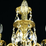 Фото 4 Люстра бронзовая с хрусталём 71102/3/125 B G