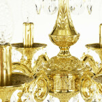 Фото 2 Люстра бронзовая с хрусталём 71102/6/125 A G