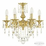 Фото Люстра бронзовая с хрусталём 71102/6/125 B G