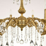 Фото 2 Люстра бронзовая с хрусталём 71102/6/210 A FP