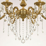 Фото 3 Люстра бронзовая с хрусталём 71102/6/210 B FP