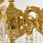 Фото 1 Люстра бронзовая с хрусталём 71202/10/250 B G