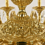 Фото 2 Люстра бронзовая с хрусталём 71202/10/250 B G