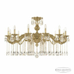 Фото Люстра бронзовая с хрусталём 71202/12/360 A G