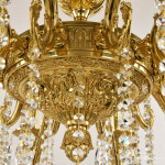 Фото 4 Люстра бронзовая с хрусталём 71202/12/360 A G