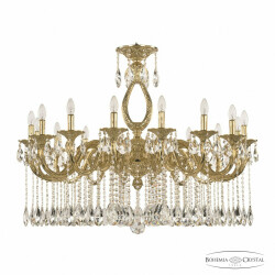 Фото Люстра бронзовая с хрусталём 71301/16/360 A G