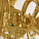 Фото 2 Люстра бронзовая с хрусталём 71301/16/360 A G