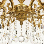 Фото 2 Люстра бронзовая с хрусталём 71301/6/210 A FP