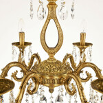 Фото 3 Люстра бронзовая с хрусталём 71301/6/210 A FP