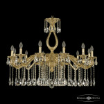 Фото 1 Люстра бронзовая с хрусталём 71302/12/360 A G