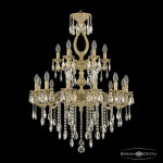 Фото Люстра бронзовая с хрусталём 71302/12+6/250/2d B FP