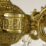 Фото 1 Люстра бронзовая с хрусталём 71302/5/175 A G