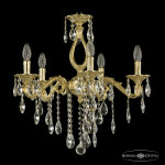 Фото 1 Люстра бронзовая с хрусталём 71302/5/175 B G