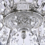 Фото 2 Люстра бронзовая с хрусталём 71302/8/210 A NW