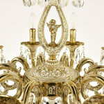 Фото 2 Люстра бронзовая с хрусталём 71401/10/210 B GW FA10S