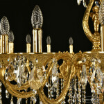 Фото 4 Люстра бронзовая с хрусталём 71401/16/360 B G FA10B