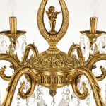 Фото 2 Люстра бронзовая с хрусталём 71401/6/210 A FP FA10S