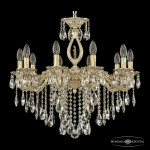 Фото 1 Люстра бронзовая с хрусталём 71402/10/210 B GW FH1S