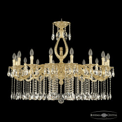 Фото Люстра бронзовая с хрусталём 71402/16/360 A G FL2M