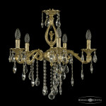 Фото 1 Люстра бронзовая с хрусталём 71402/5/175 B G FA10S
