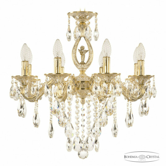 Фото Люстра бронзовая с хрусталём 71402/8/175 B GW FA10S