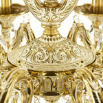 Фото 2 Люстра бронзовая с хрусталём 71402/8/175 B GW FA10S