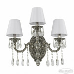 Фото Бра бронзовые с хрусталём 7201B12/2+1/210 A NB ST5