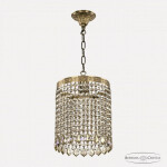 Фото 1 Подвесной светильник столб хрустальный 19201/20IV Pa Leafs-Лист R801