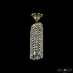 Фото 1 Подвесной светильник столб хрустальный 19203/20IV G Leafs-Лист