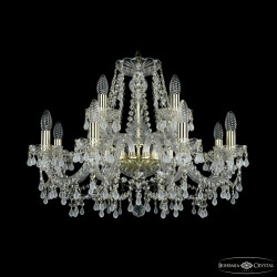 Фото Люстра хрустальная 1410/8+4/240 G V0300 Bohemia Ivele Crystal