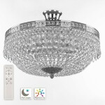 Фото Люстра светодиодная хрустальная 19011/45IV/LED-DIM Ni Bohemia Ivele Crystal