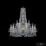 Фото Люстра хрустальная 1402/12+6/240/h-75 G