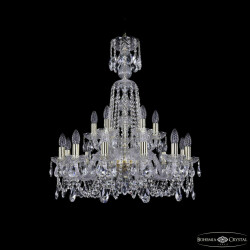 Фото Люстра хрустальная 1402/12+6/240/XL-77 G